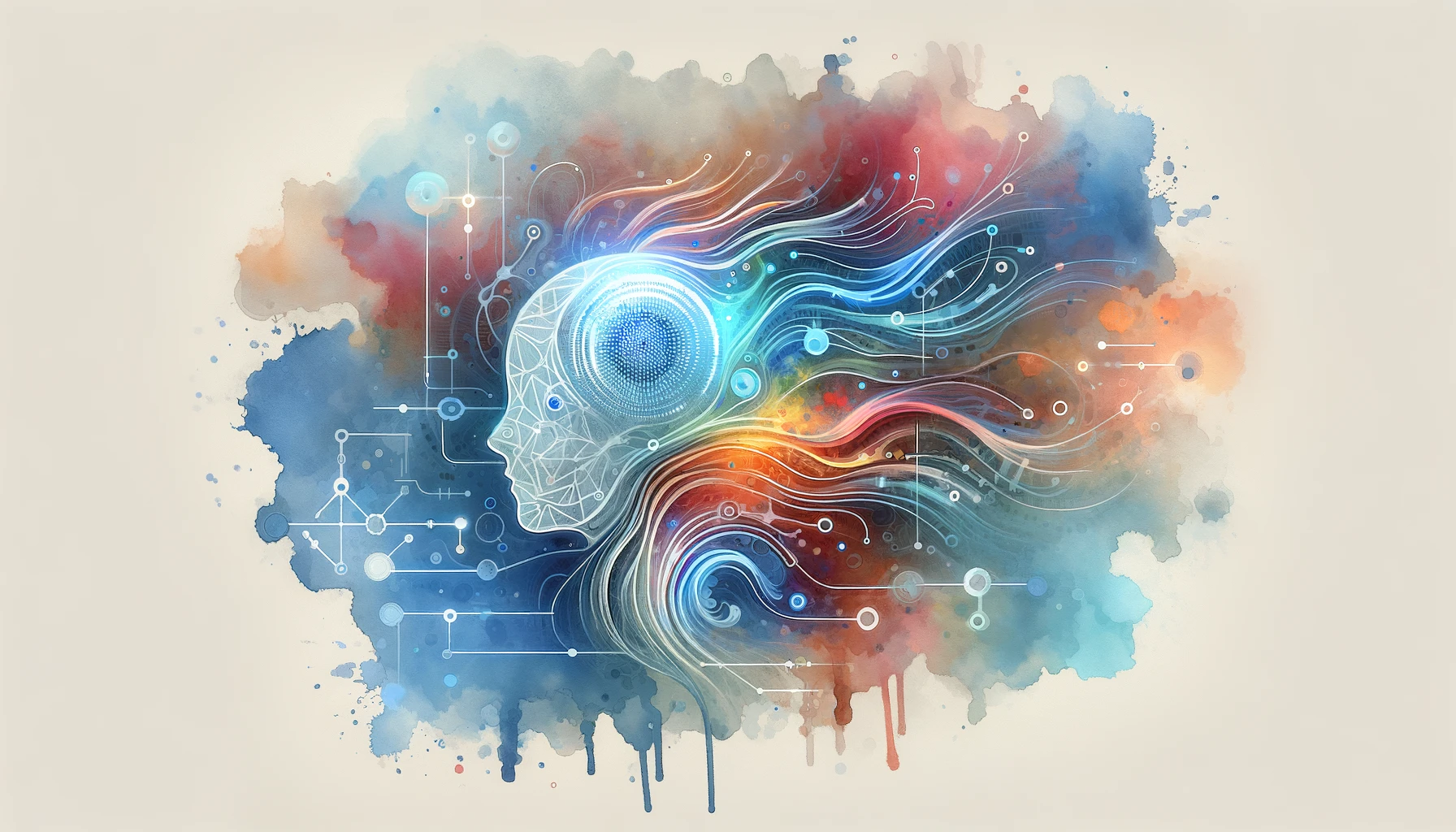 AI in futuristic style