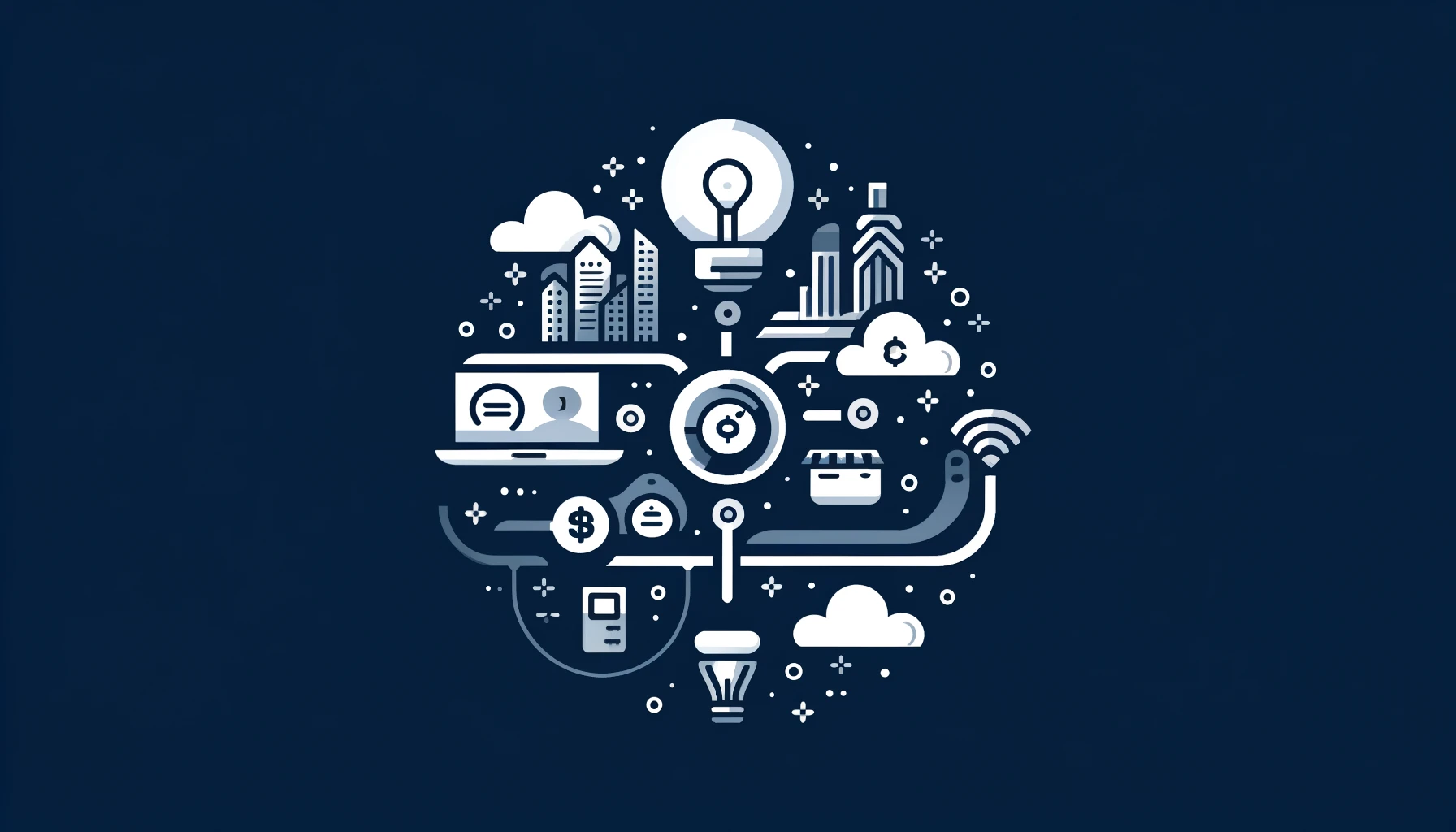 Minimalist graphic design showcasing the integration of Pine Labs into India's fintech market.
