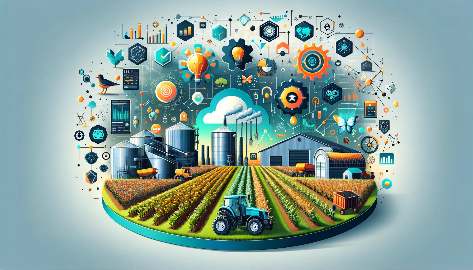AgriTech industry with big data and advanced technologies.