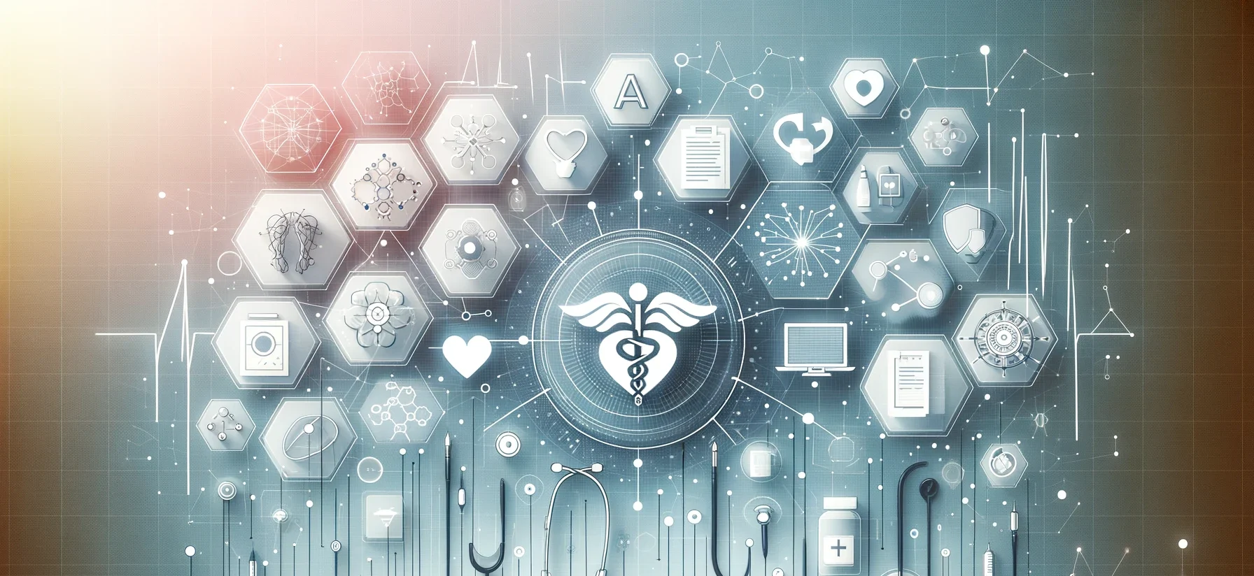 Conceptual image of AI in healthcare diagnostics