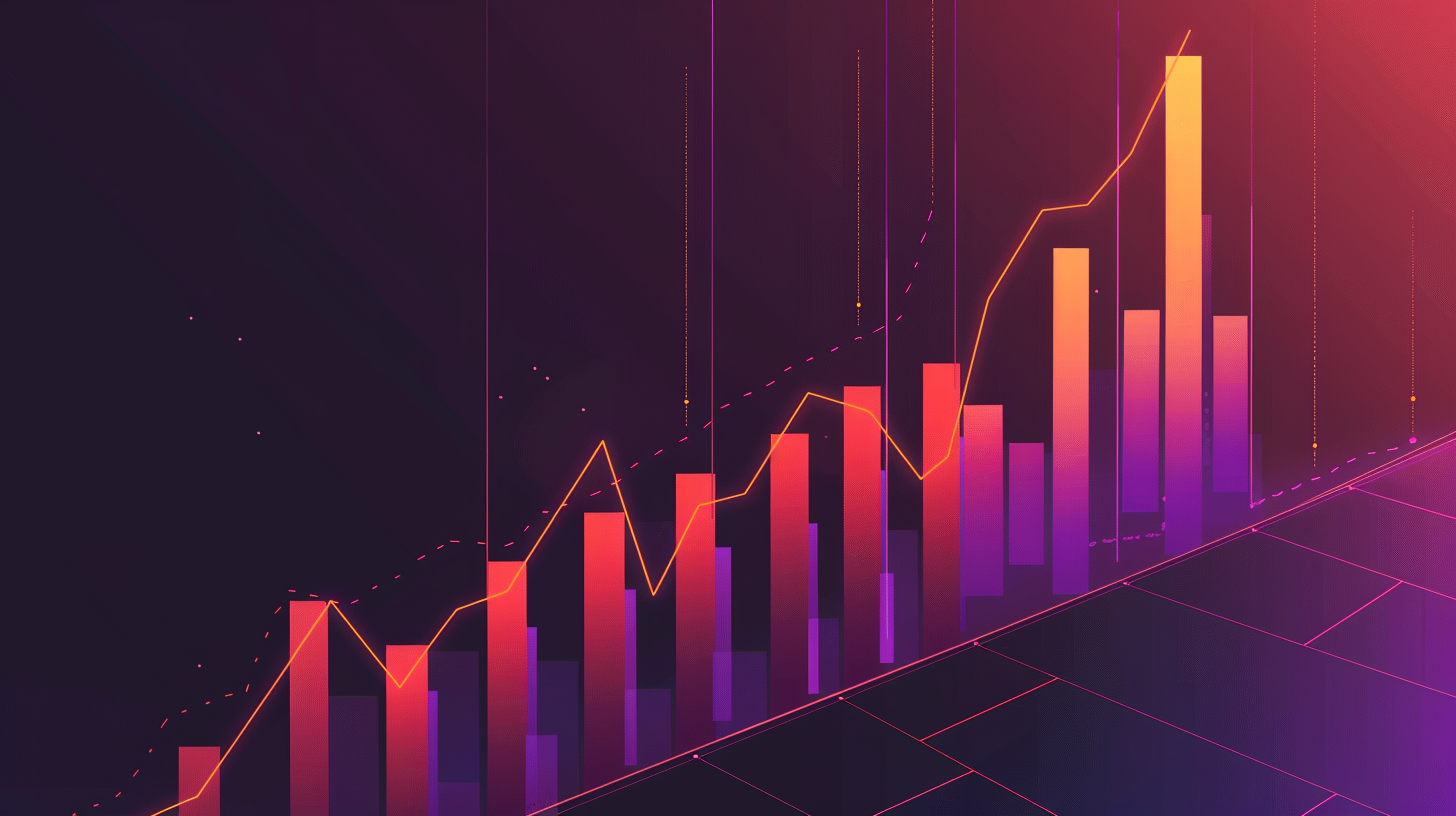 A chart depicting the dramatic fall of Byju’s valuation from $22 billion to zero, with graphical elements showcasing the timeline and significant drops in minimalist style