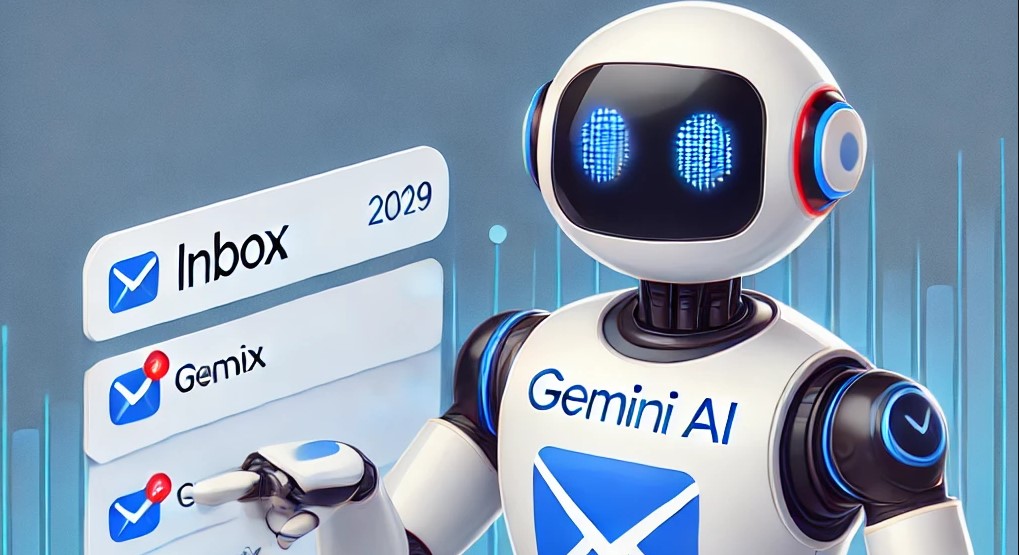 Gemini AI robot in Gmail