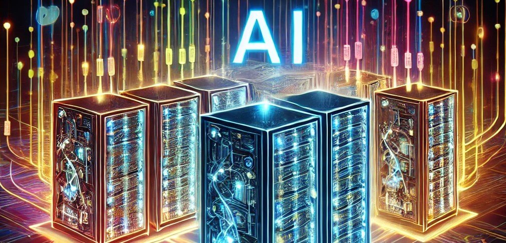 AI systems interconnected with data centers