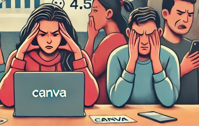 User frustration with Canva price increase